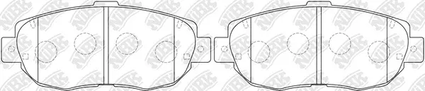 Brake Pad Set, disc brake (PN1324)