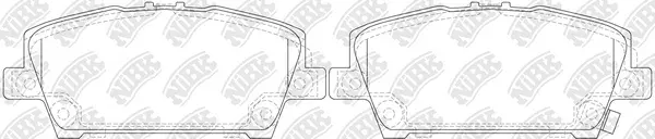 Brake Pad Set, disc brake (PN8866)