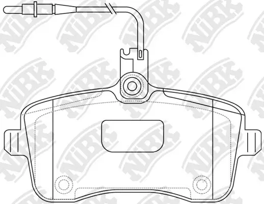 Brake Pad Set, disc brake (PN0469W)