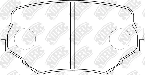 Brake Pad Set, disc brake (PN9382)