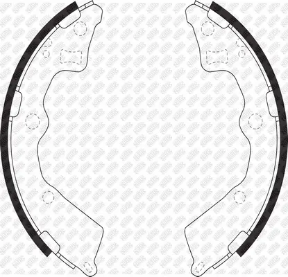 Brake Shoe Set (FN0618)