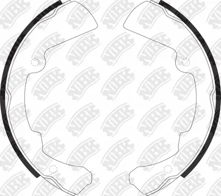 Brake Shoe Set (FN1151)