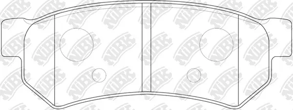 Brake Pad Set, disc brake (PN0442)