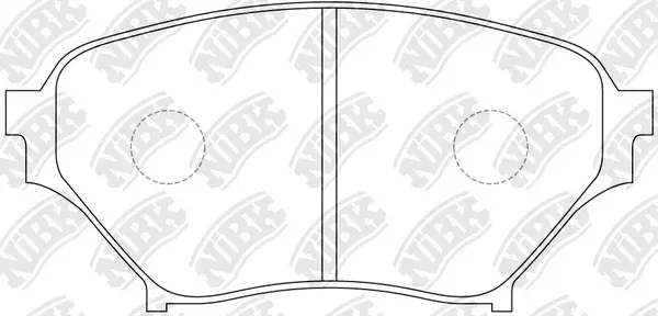Brake Pad Set, disc brake (PN5486)