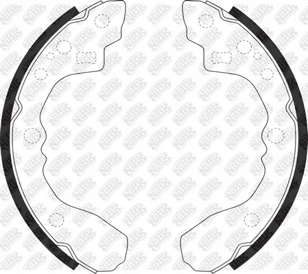 Brake Shoe Set (FN11161)