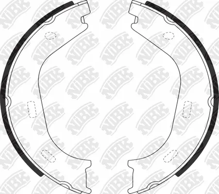 Brake Shoe Set, parking brake (FN0516)