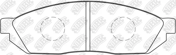 Brake Pad Set, disc brake (PN9124)