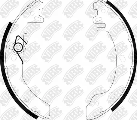 Brake Shoe Set (FN0526)