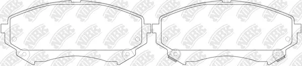 Brake Pad Set, disc brake (PN51008)