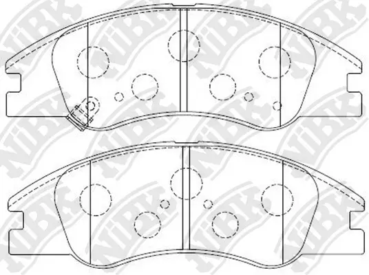 Brake Pad Set, disc brake (PN0060)