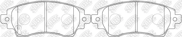 Brake Pad Set, disc brake (PN1194)