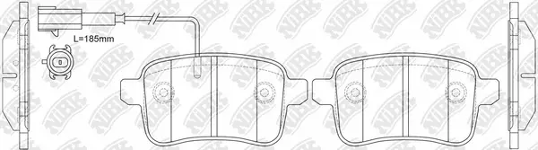Brake Pad Set, disc brake (PN41001W)