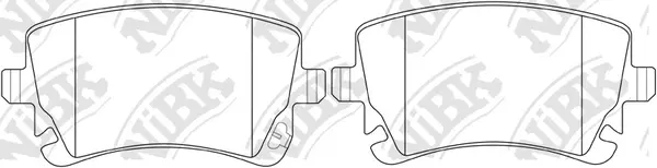 Brake Pad Set, disc brake (PN0330)