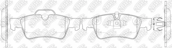Brake Pad Set, disc brake (PN0507)
