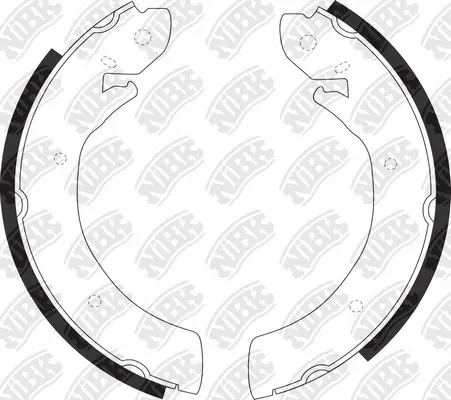 Brake Shoe Set (FN1879)