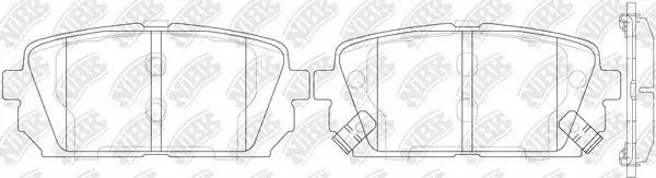 Brake Pad Set, disc brake (PN0426)