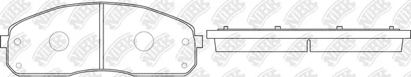 Brake Pad Set, disc brake (PN0600)