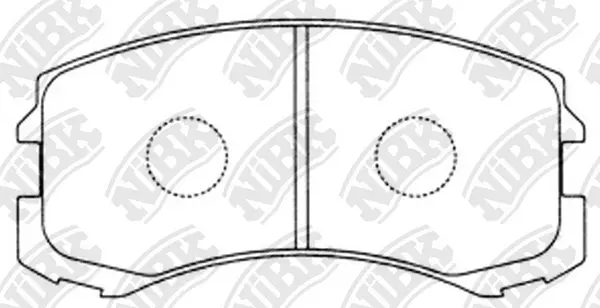 Brake Pad Set, disc brake (PN3462)