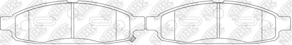 Brake Pad Set, disc brake (PN0428)