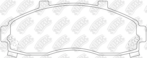 Brake Pad Set, disc brake (PN0664)