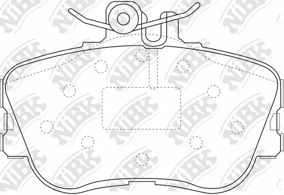 Brake Pad Set, disc brake (PN0025)