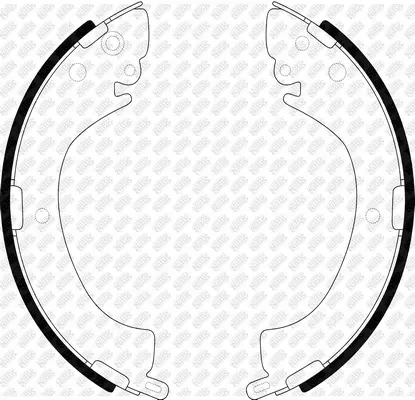 Brake Shoe Set (FN6715)