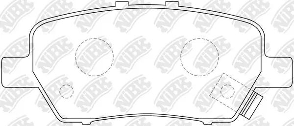 Brake Pad Set, disc brake (PN8506)