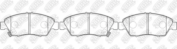 Brake Pad Set, disc brake (PN8264)