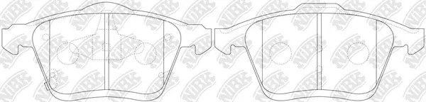 Brake Pad Set, disc brake (PN5802)