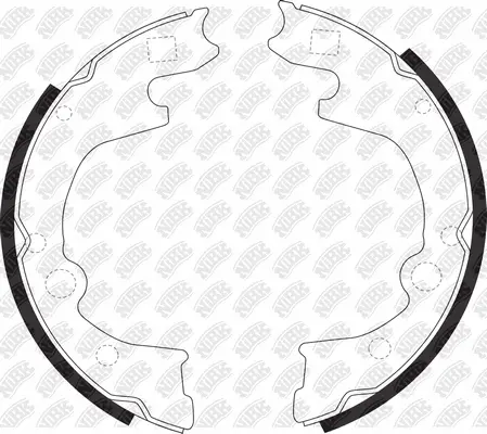 Brake Shoe Set (FN11760)