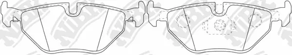 Brake Pad Set, disc brake (PN0028W)