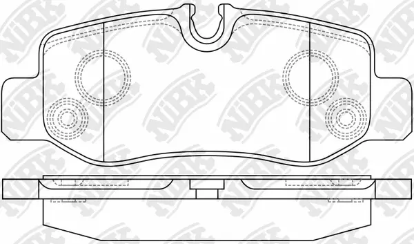 Brake Pad Set, disc brake (PN0654)