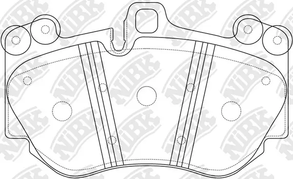 Brake Pad Set, disc brake (PN0552)