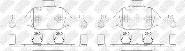 Brake Pad Set, disc brake (PN0755)