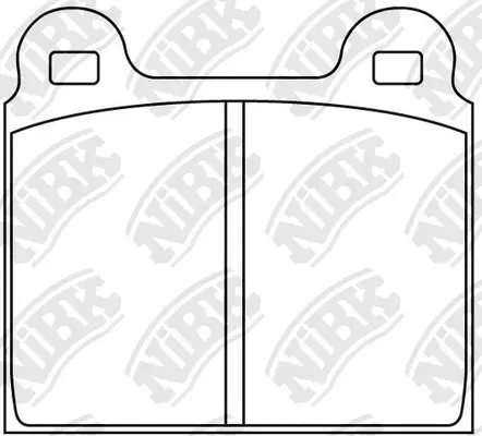 Brake Pad Set, disc brake (PN0015)
