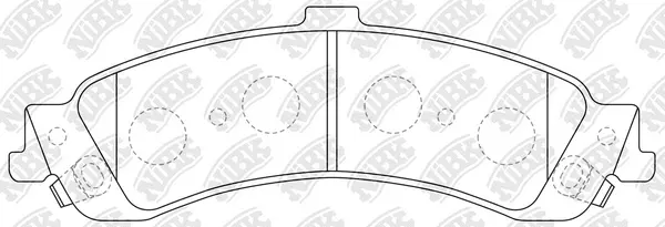Brake Pad Set, disc brake (PN0056)