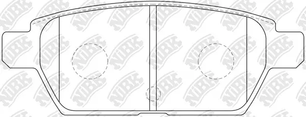 Brake Pad Set, disc brake (PN5803)