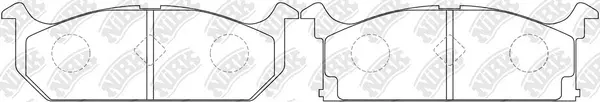 Brake Pad Set, disc brake (PN9117)