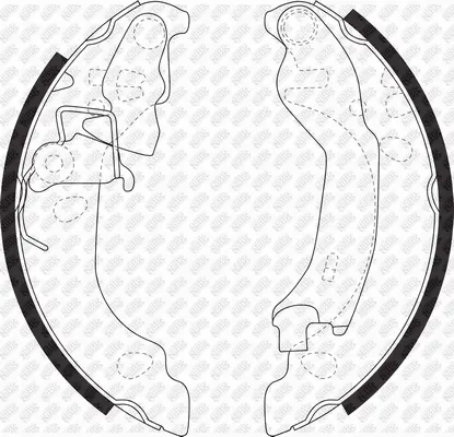 Brake Shoe Set (FN0586)