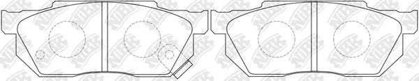 Brake Pad Set, disc brake (PN8263)
