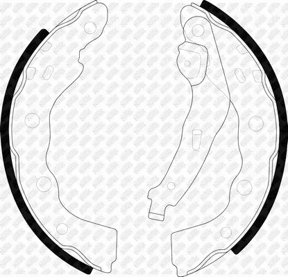 Brake Shoe Set (FN6880)