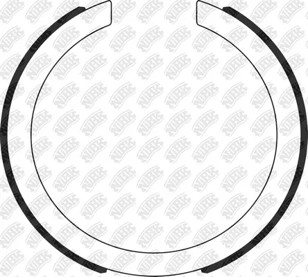 Brake Shoe Set, parking brake (FN0696)