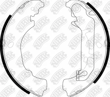 Brake Shoe Set (FN3421)