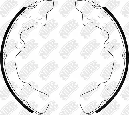 Brake Shoe Set (FN3372)
