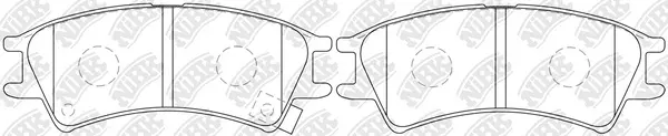 Brake Pad Set, disc brake (PN0109)
