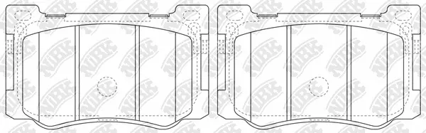 Brake Pad Set, disc brake (PN0633)