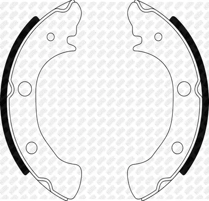 Brake Shoe Set (FN7711)