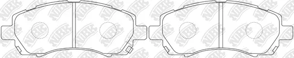Brake Pad Set, disc brake (PN7398)