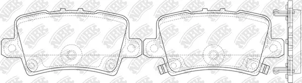 Brake Pad Set, disc brake (PN8867)