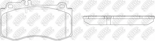 Brake Pad Set, disc brake (PN0491)